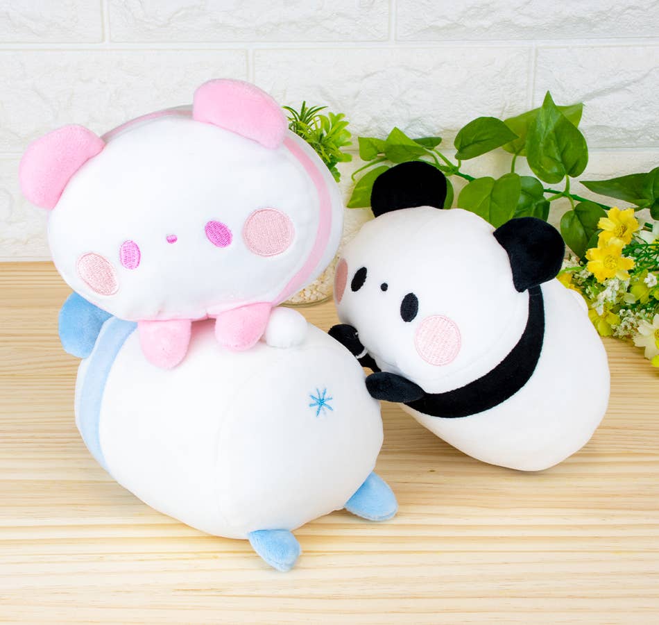 Hakubundo - Wholesale Stuffed/Plush Toy - Kids & Baby - 【JAPANESE】MOCHIFUWA KORO KORO PANDA FRIENDS!  PANDA BLACK6
