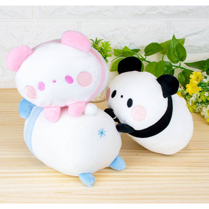 Hakubundo - Wholesale Stuffed/Plush Toy - Kids & Baby - 【JAPANESE】MOCHIFUWA KORO KORO PANDA FRIENDS! PANDA BLACK6