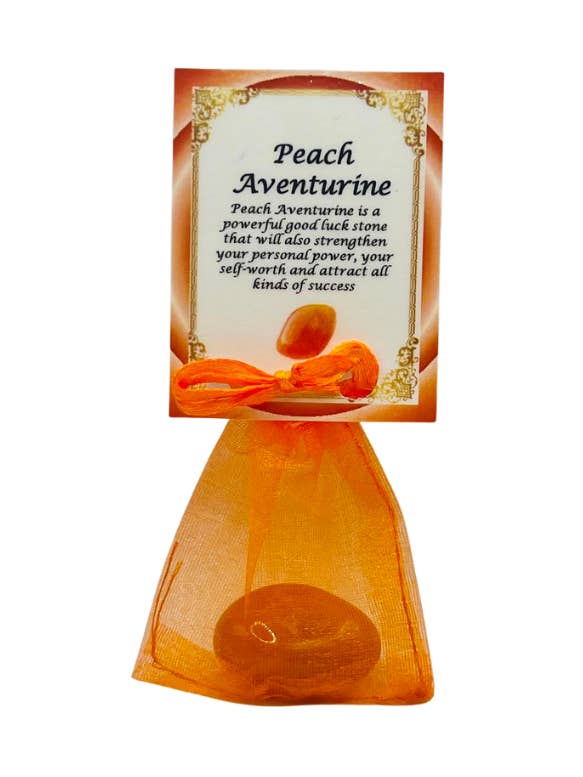 Pocket Crystal Peach Aventurine for wholesale by VPS Stones Inc.