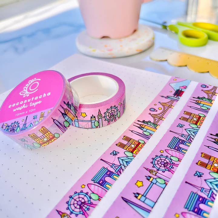 CoconuTacha - Wholesale Washi Tape - Around the World Washi Tape1