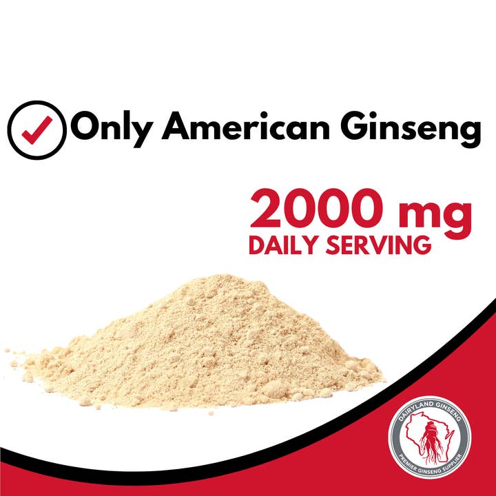 Dairyland Ginseng - Venta al por mayor Proteínas y superalimentos en polvo - Polvo de Ginseng Americano de Wisconsin