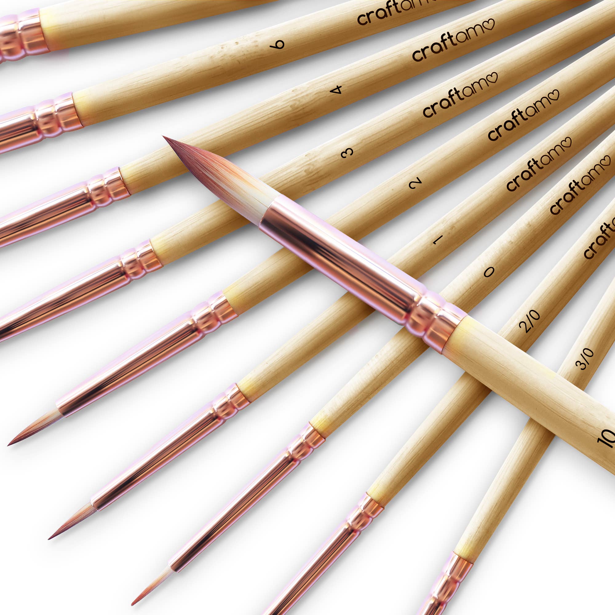 Craftamo – wholesale Paint/wax brush – Eco-Bamboo Paint Brushes5