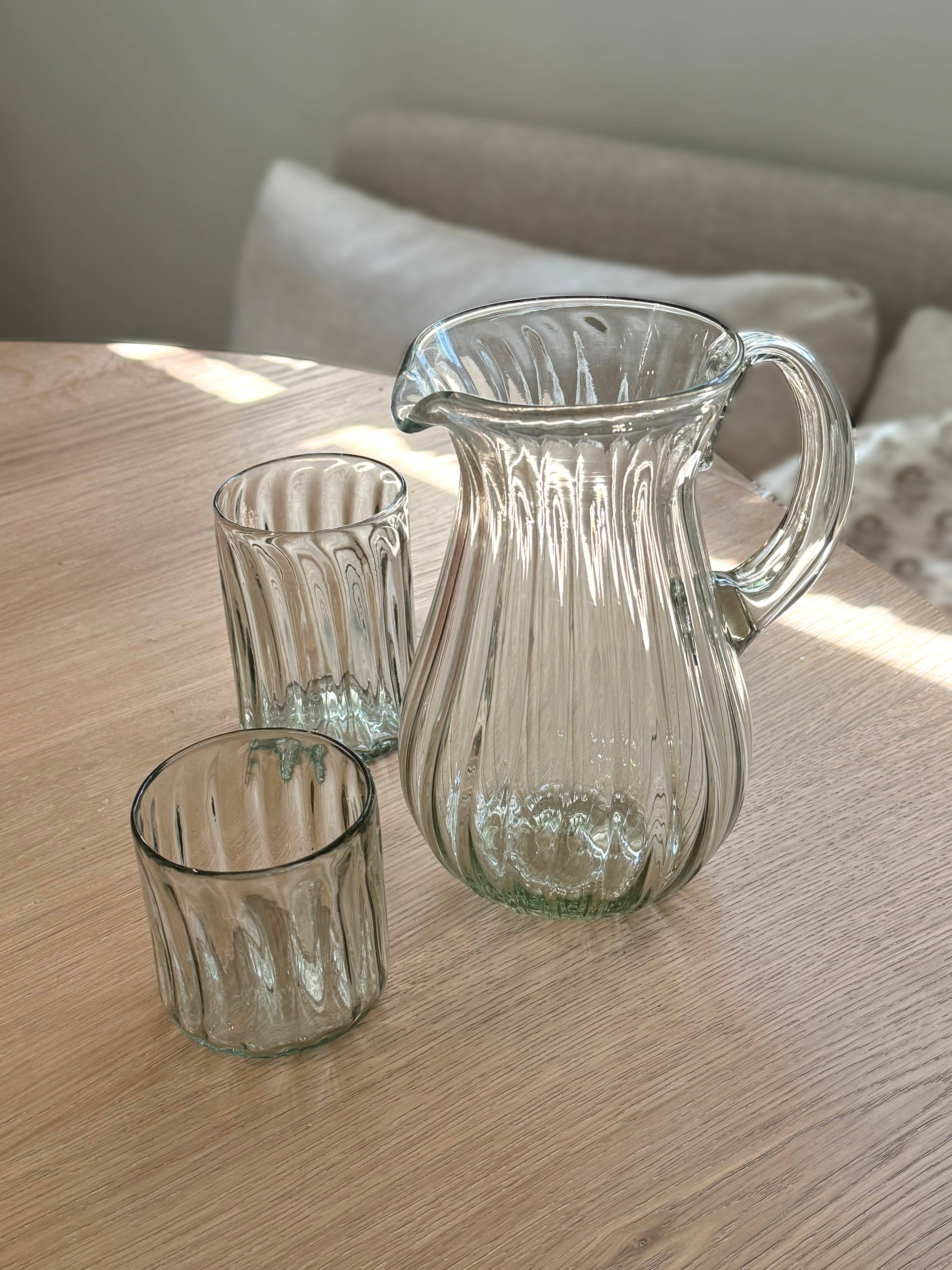 Villa Lua Home - Wholesale Drinking Glass/Cup - Handblown Fluted Tumbler11