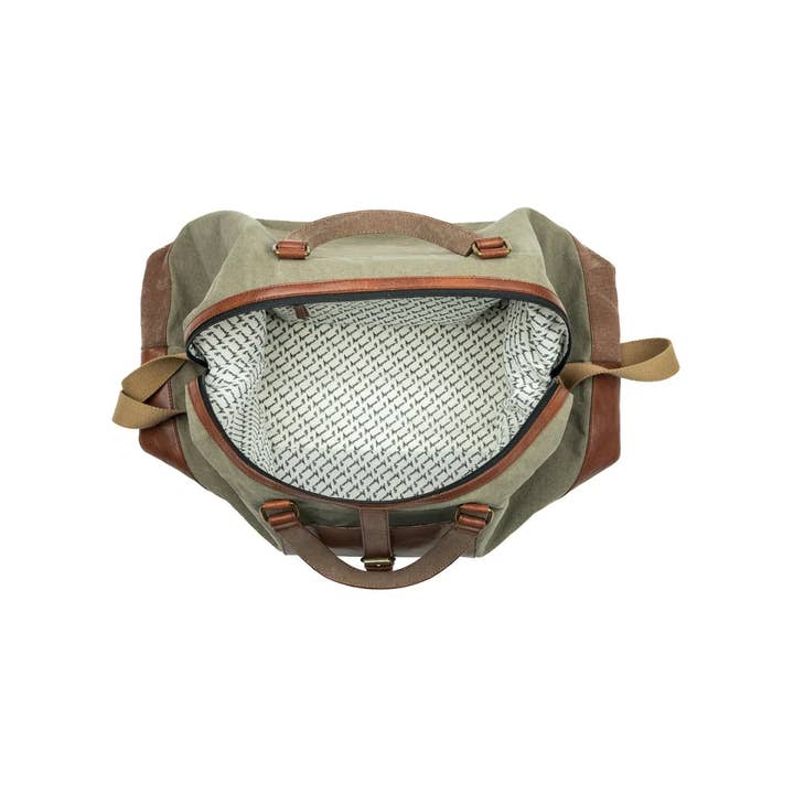 Mona B. - Wholesale Weekender bag – women's - Wanderer Up-Cycled Canvas Weekender Bag6