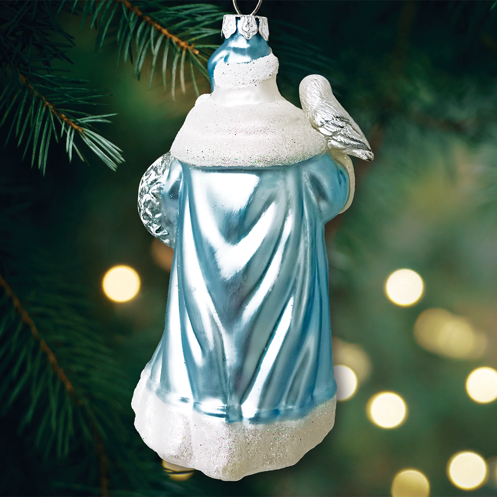 OrnamentallyYou - Wholesale Ornament - Arctic Whispers Santa Glass Christmas Ornament2