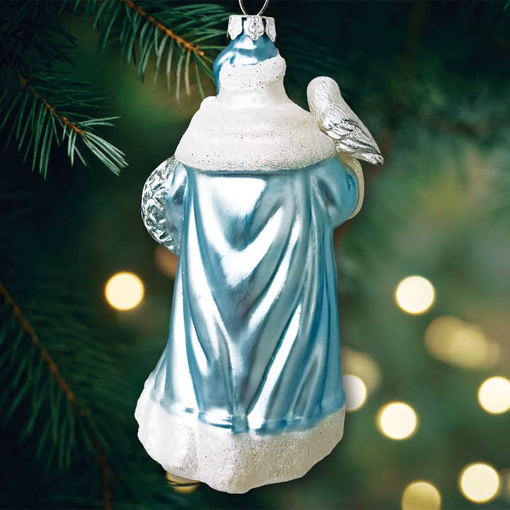 OrnamentallyYou - Wholesale Ornament - Arctic Whispers Santa Glass Christmas Ornament2