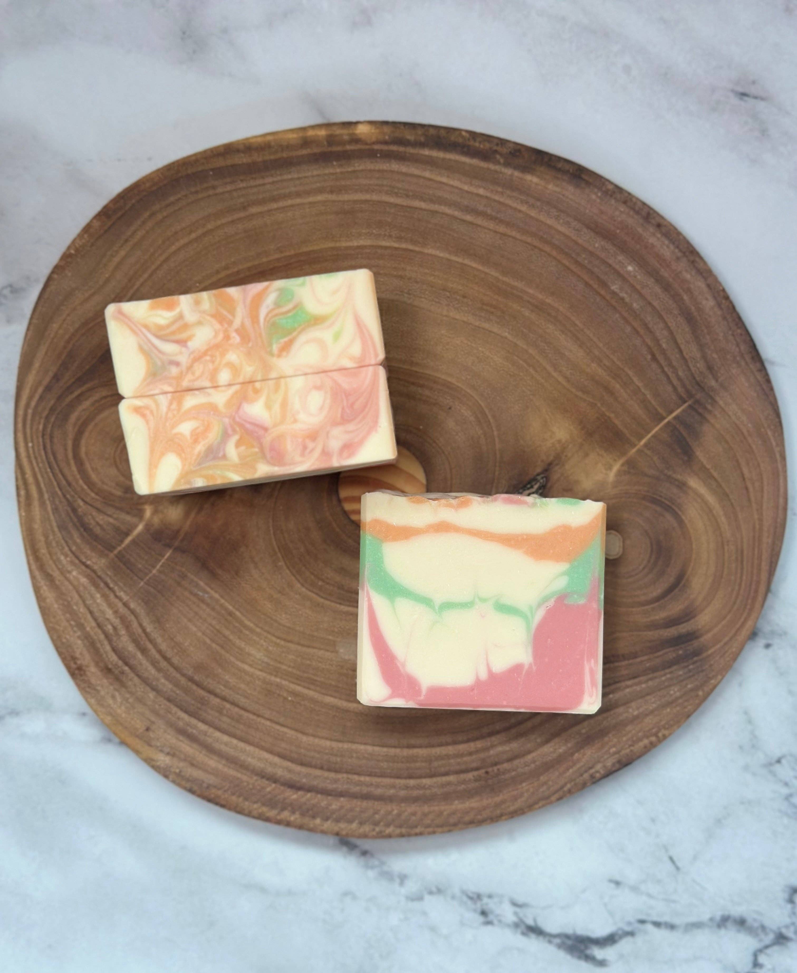 Juniper & Sage Soap Co. LLC – wholesale Bar Soap – Grapefruit + Mint - Tallow & Goat Milk Soap1