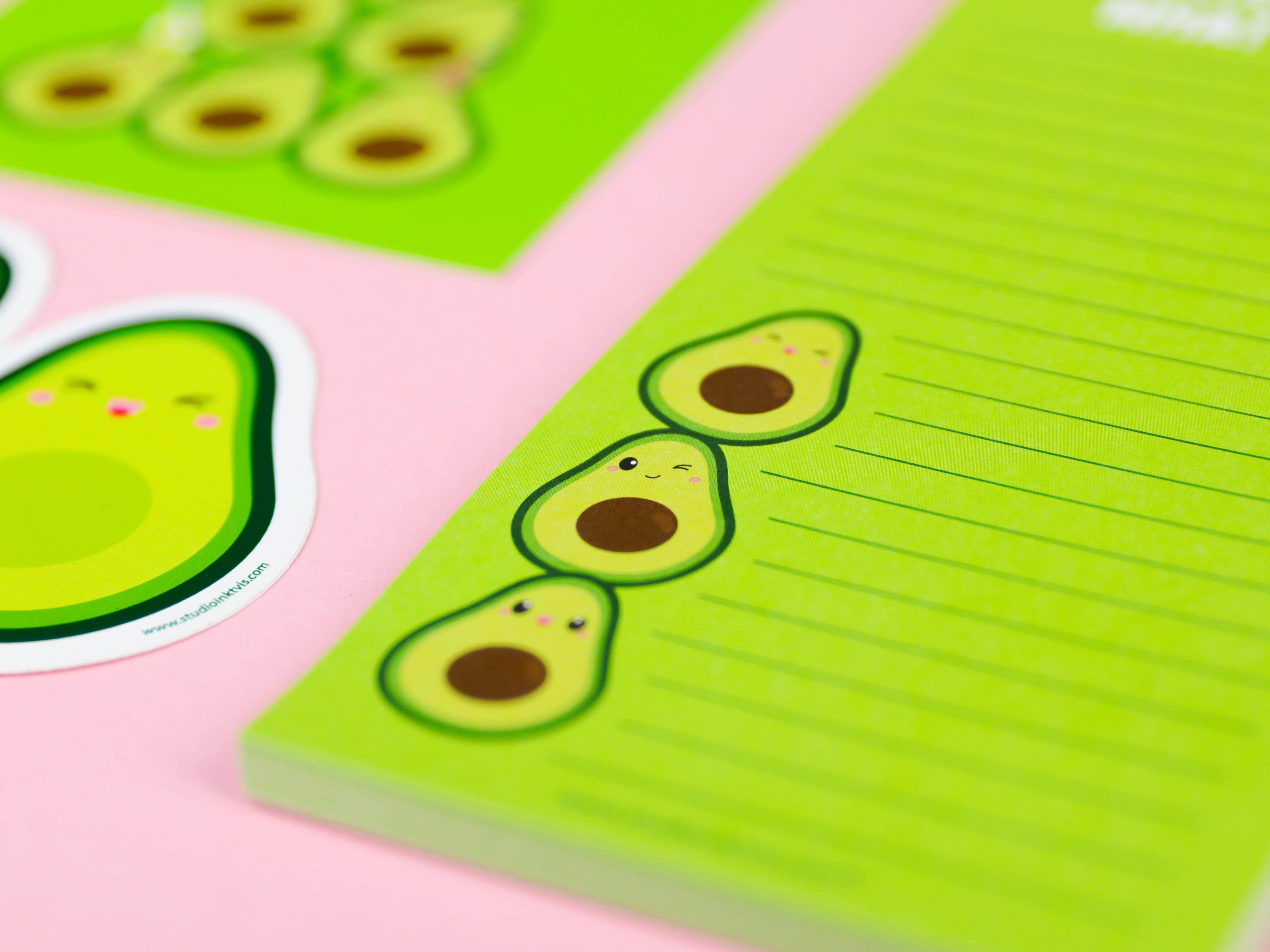 Studio Inktvis - Venta al por mayor Libretas - Bloc de notas Avocado Holy Guacamole ¡qué lista!10
