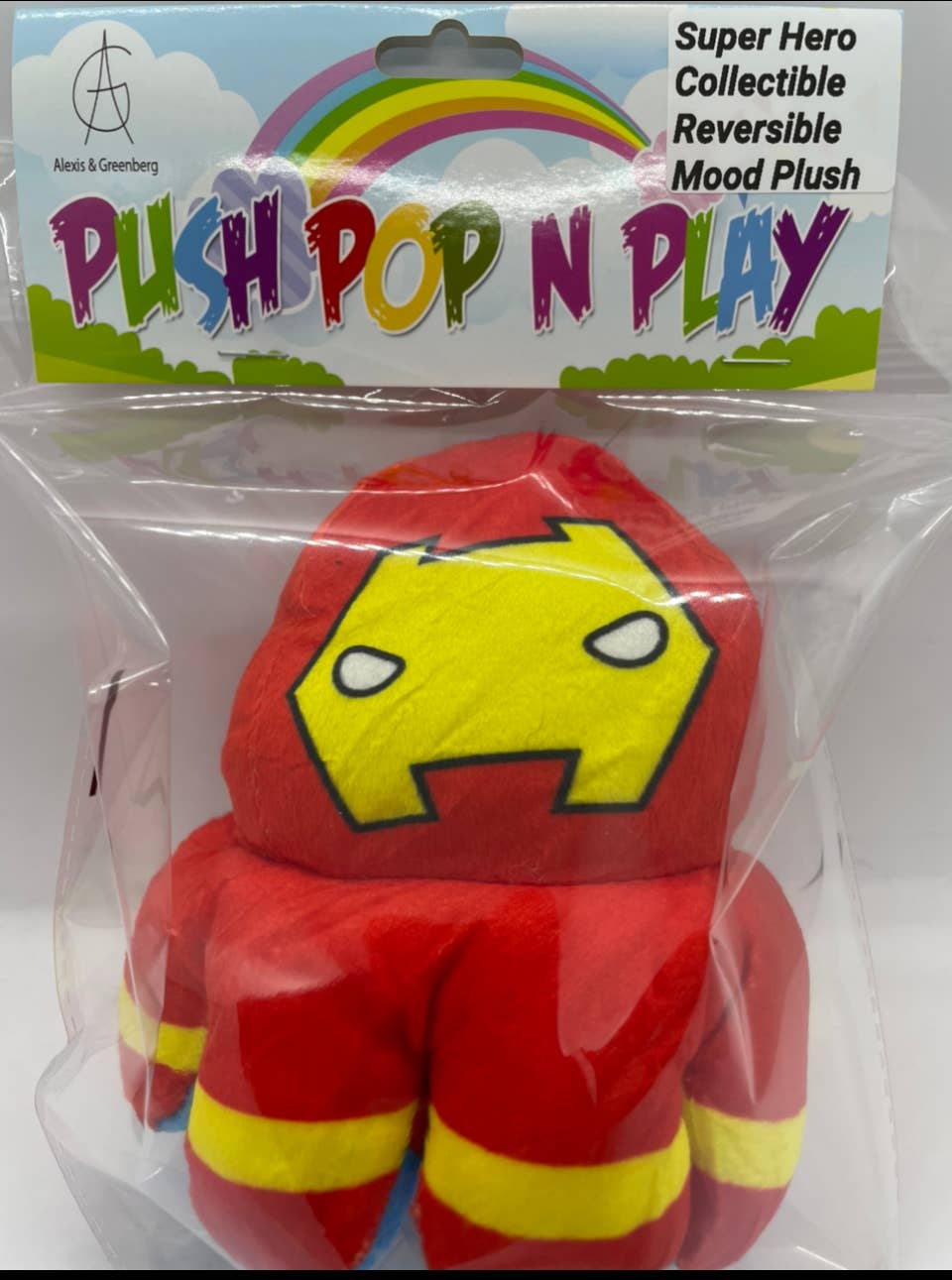 AlexisandGreenberg – Engroshandel Plyslegetøj - Børn og baby – Assorteret flip indvendig/ud helt humør plys Alexis & Greenberg1