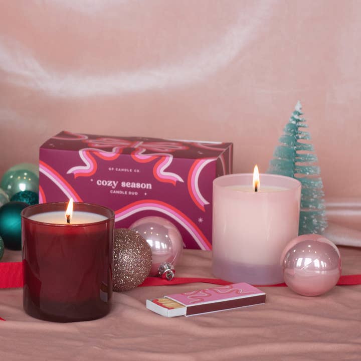 GP Candle Co. - Wholesale Jar/Filled Candle - Cozy Season Candle Duo7