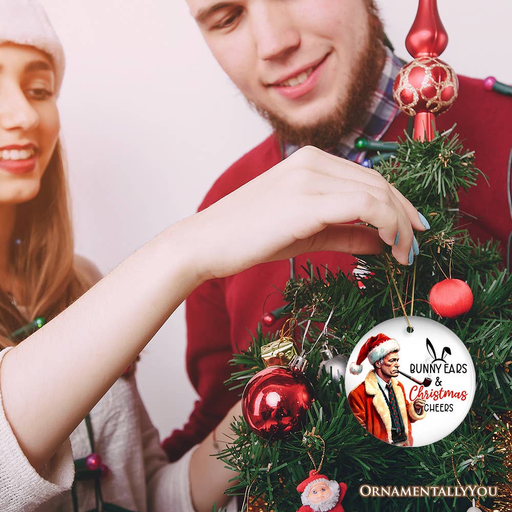 OrnamentallyYou – wholesale Ornament – Bunny Ears & Christmas Cheers Playboy Holiday Humor keepsake6