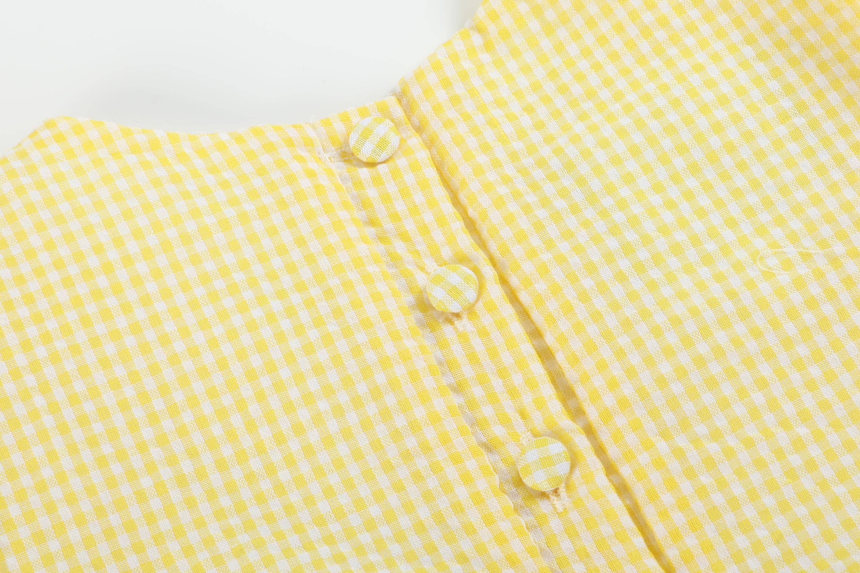 Lil Cactus - Wholesale Clothing Set - Baby - Yellow Lemon Dress and Panty Cover Set2