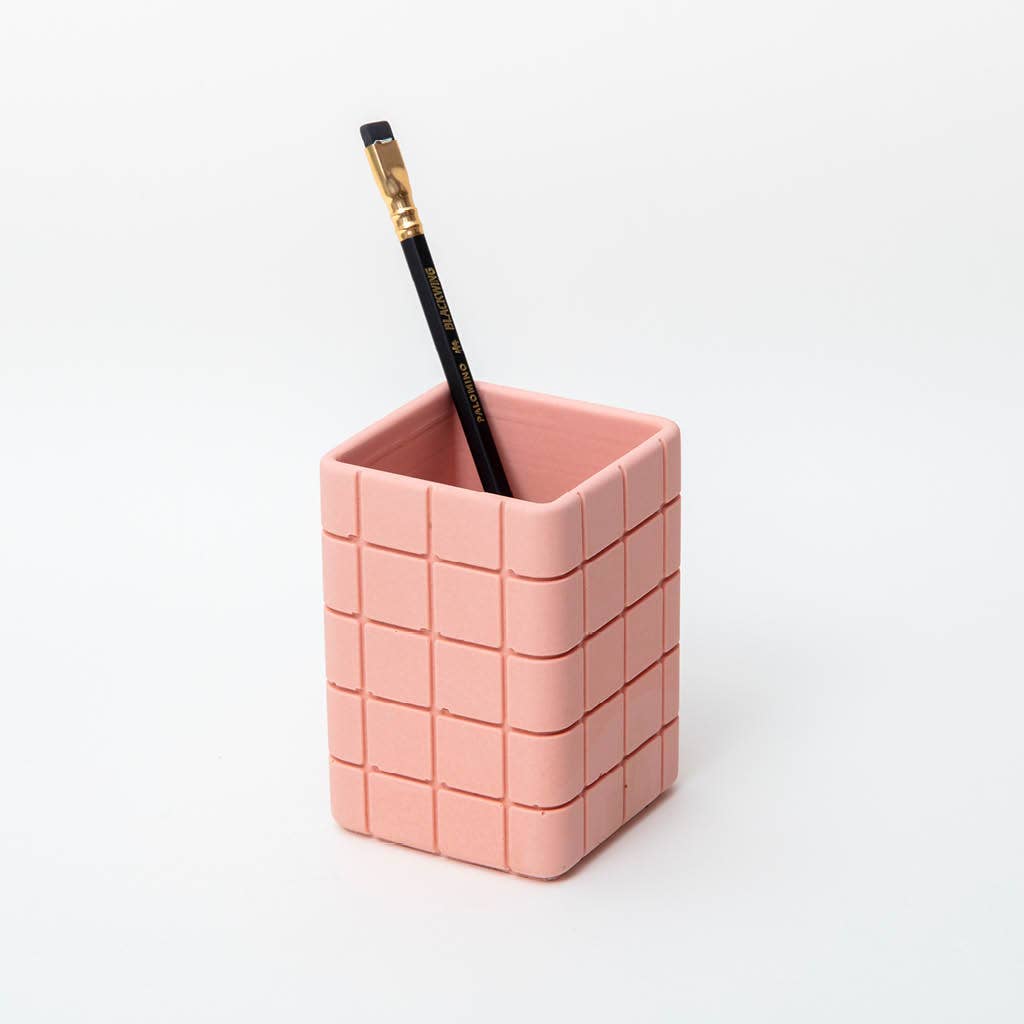 Block Design – wholesale Pen & pencil holder – Tile Desk Tidy0