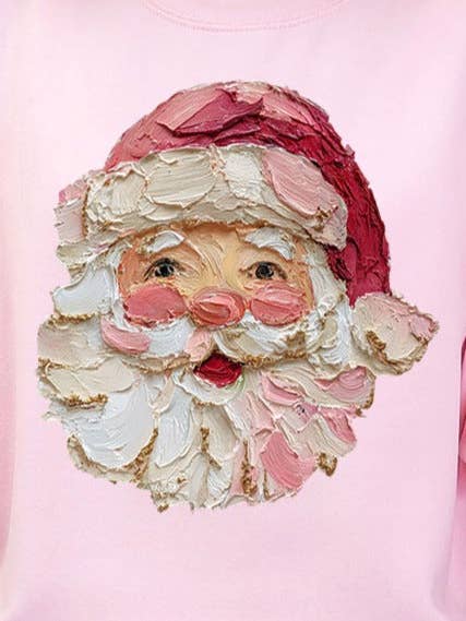 Wholesale Accessory Market - Wholesale Graphic Sweatshirt - Women's - The Painted Santa Heavy Blend Crew Sweatshirt11