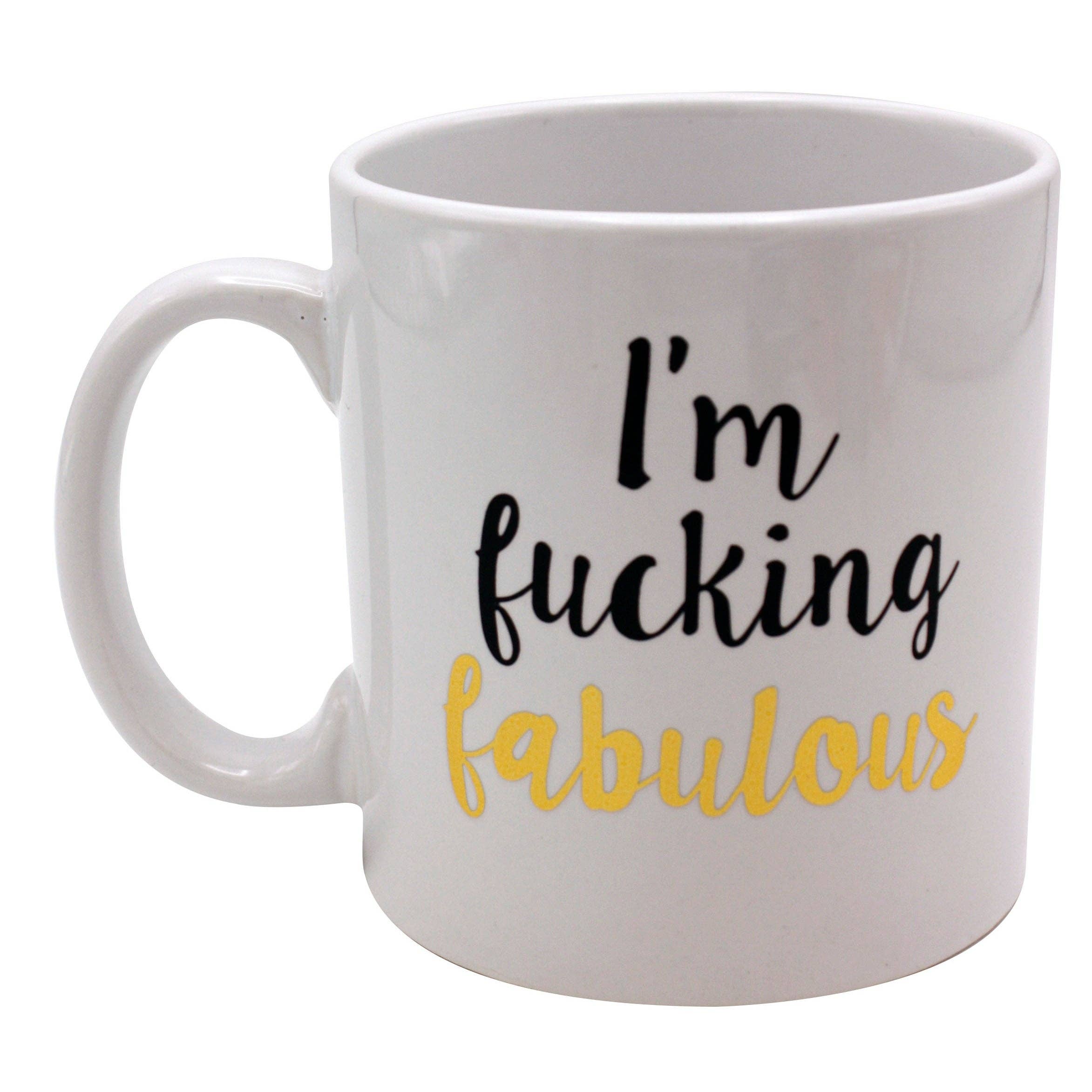 Island Dogs - Wholesale Coffee Mug - Giant 22 oz I'm Fucking Fabulous Foil Novelty Coffee Mug1