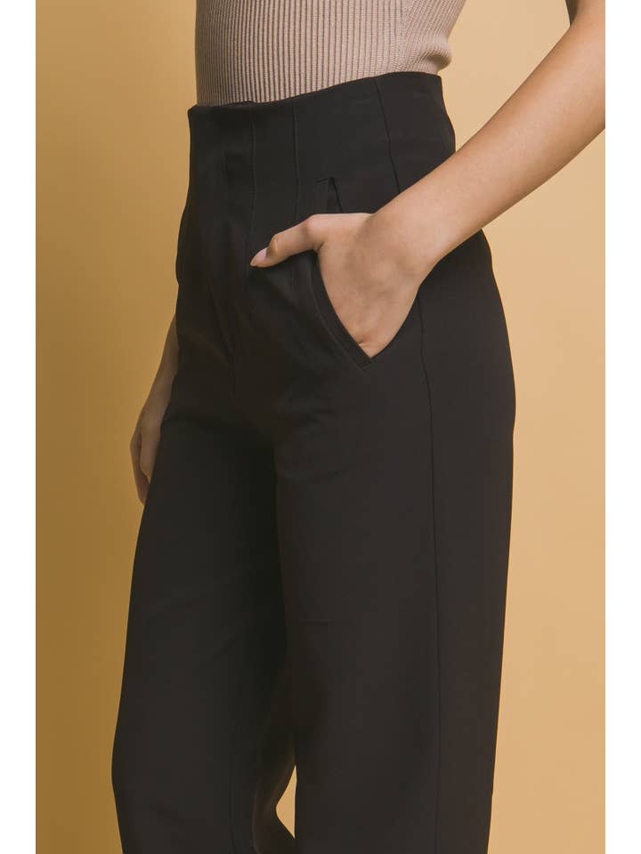 Peace Love Line - Wholesale Pants - Women's - PL3515 - HIGH WAISTED LONG PANTS8