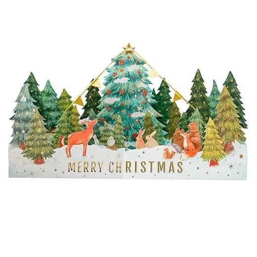 Greeting Life America - Wholesale Christmas Card - Christmas Tree Pop-Up Card Forest2