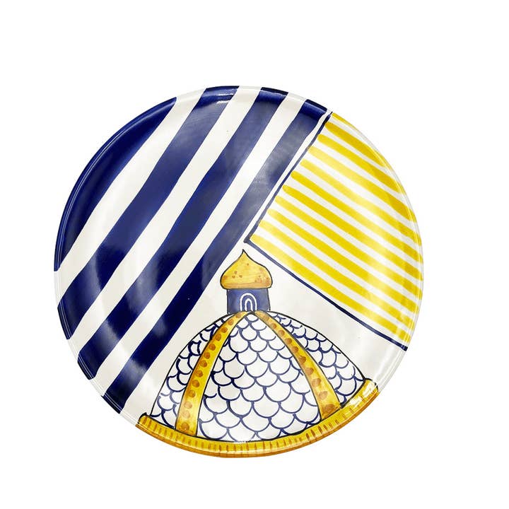 Dekorativer Teller mit Positano Dome für den Großhandel von Mummeta