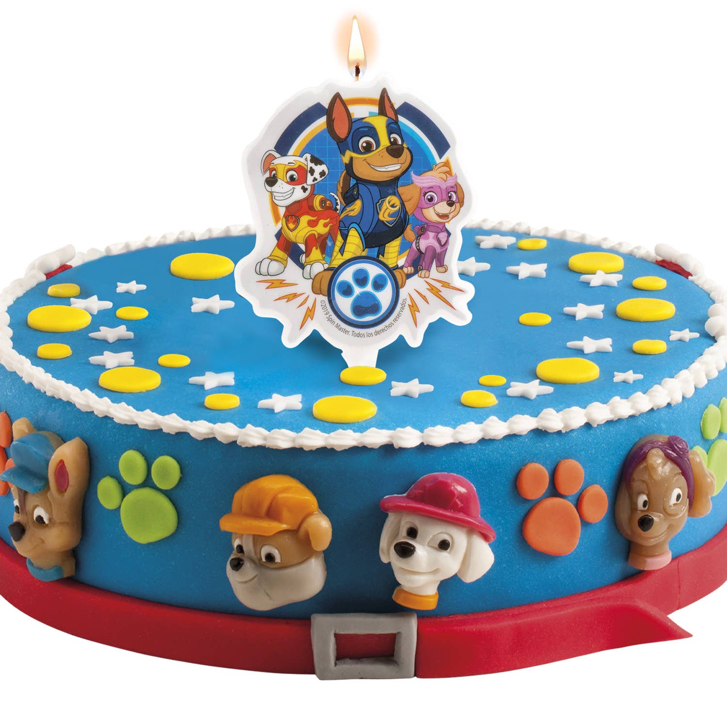 dekora - Wholesale Cake Candle - DISPLAY 12 BIRTHDAY CANDLES 2D PAW PATROL 7.5 CM4
