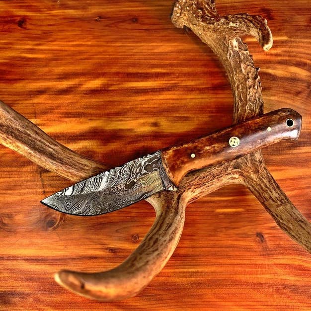 Titan International - Wholesale Kitchen/utility knife - Damascus Steel all around camping knife TD- 2381