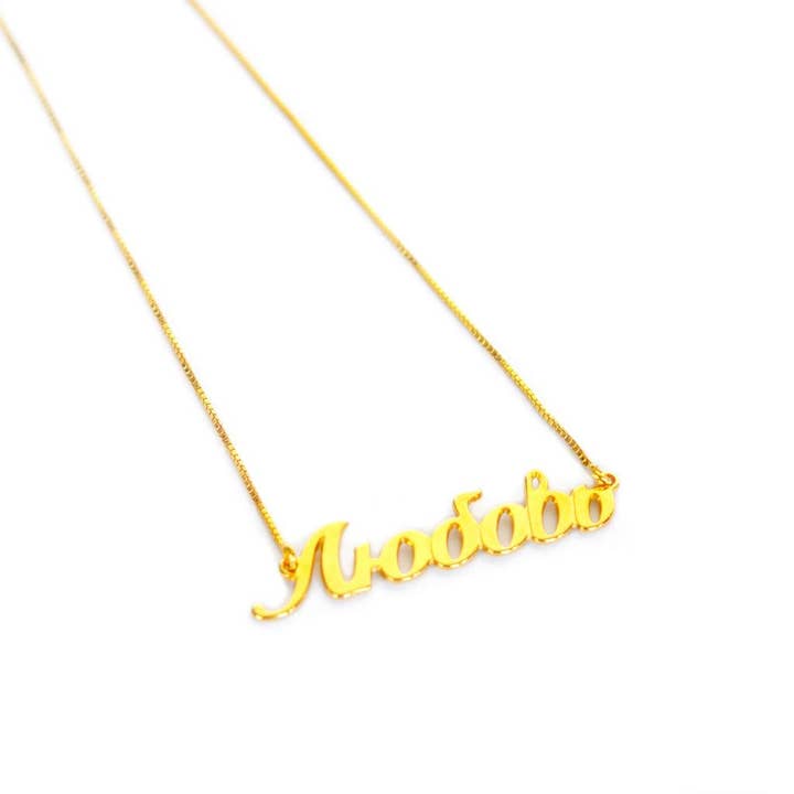 Greek Name Necklace for wholesale by Anna Lou of London
