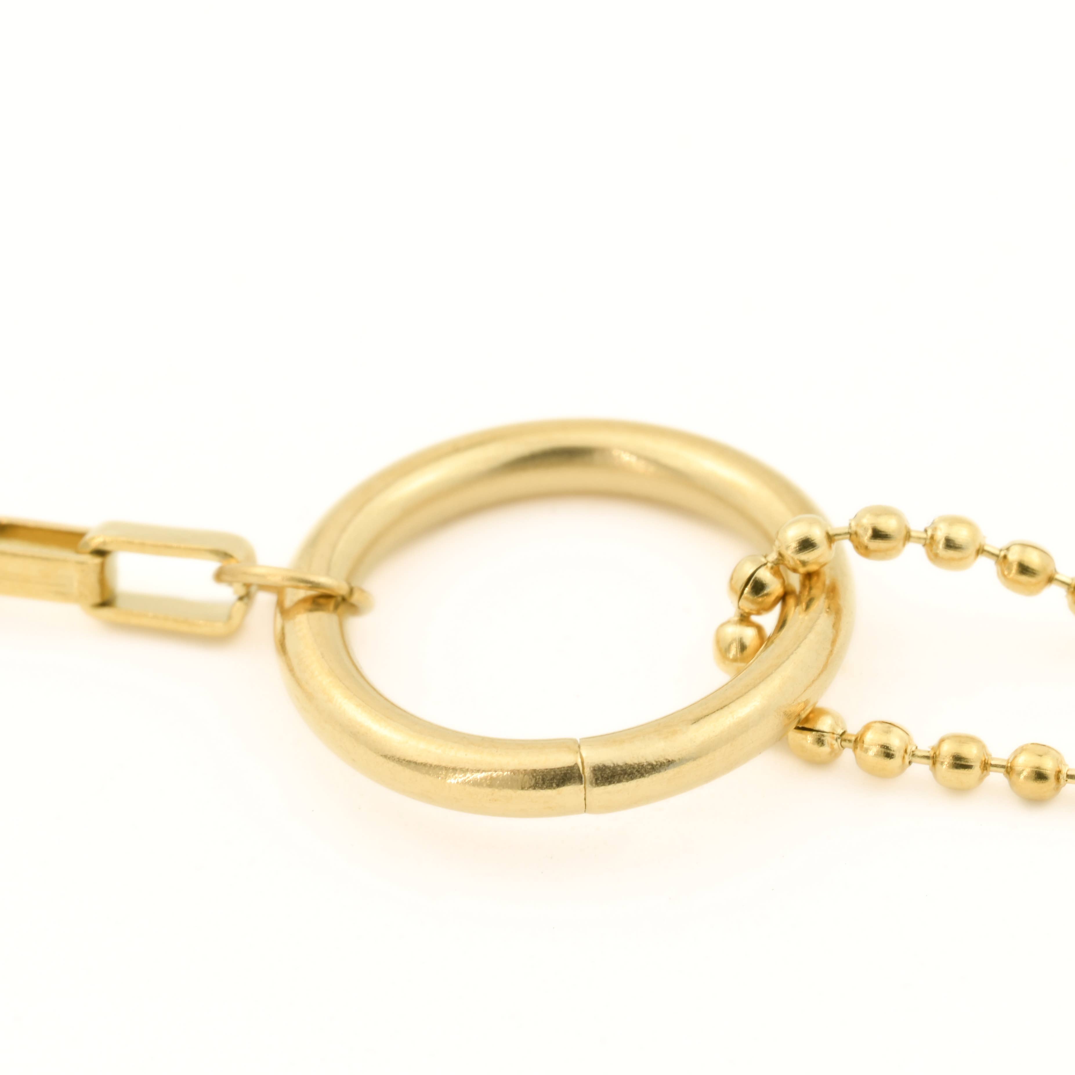 Blueyejewelry - Wholesale Choker/Collar - Circle Link Choker - Waterproof Asymmetrical Circle Choker 6