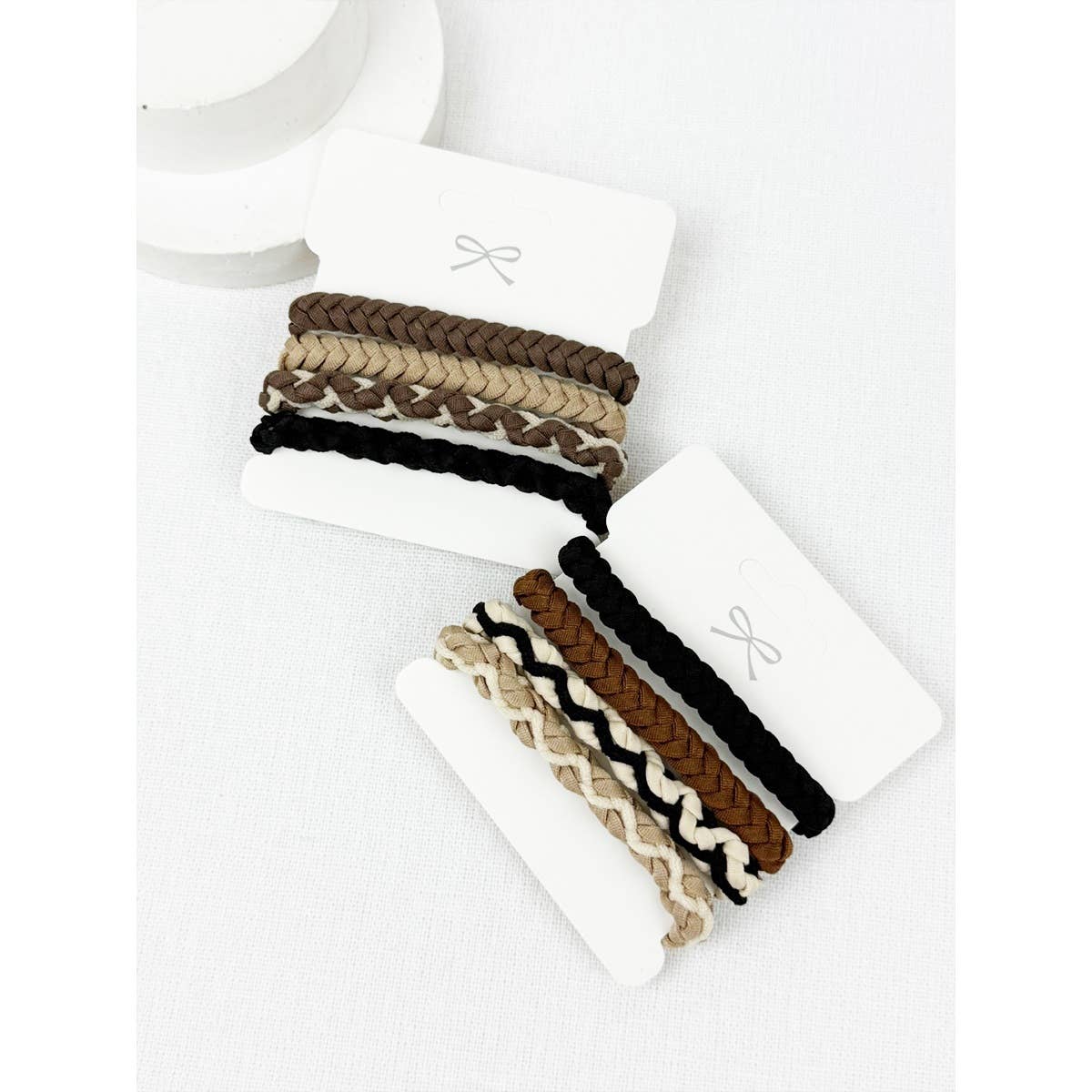 MIX COLOR Boho Style Elastic Ponytail Hair Tie for wholesale on Faire4