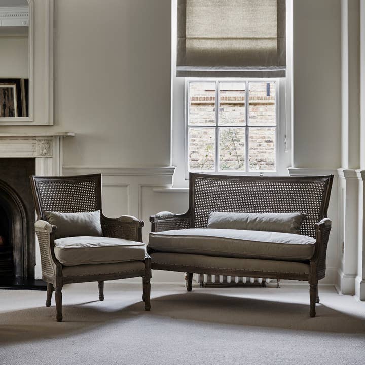 One World - Wholesale Chair - Marlborough Grey Wash Bergere Chair2