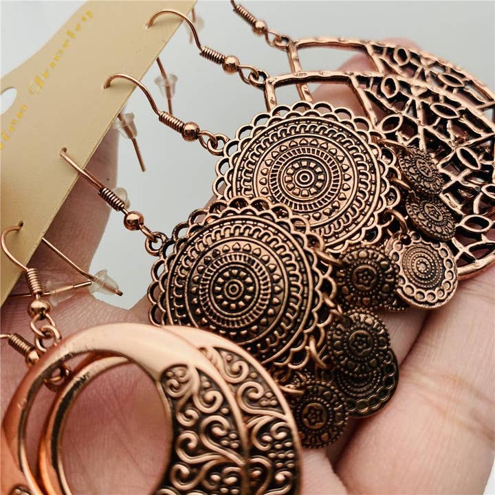 Mio Queena - Wholesale Jewelry Set - Women's Earring Set Boho Style6