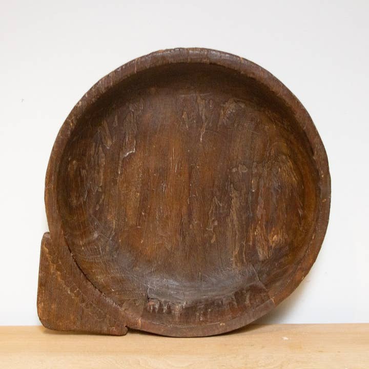 De-cor - Vendita all'ingrosso Ciotole/Piatti decorativi - Ciotola di Pane in Legno Vintage3