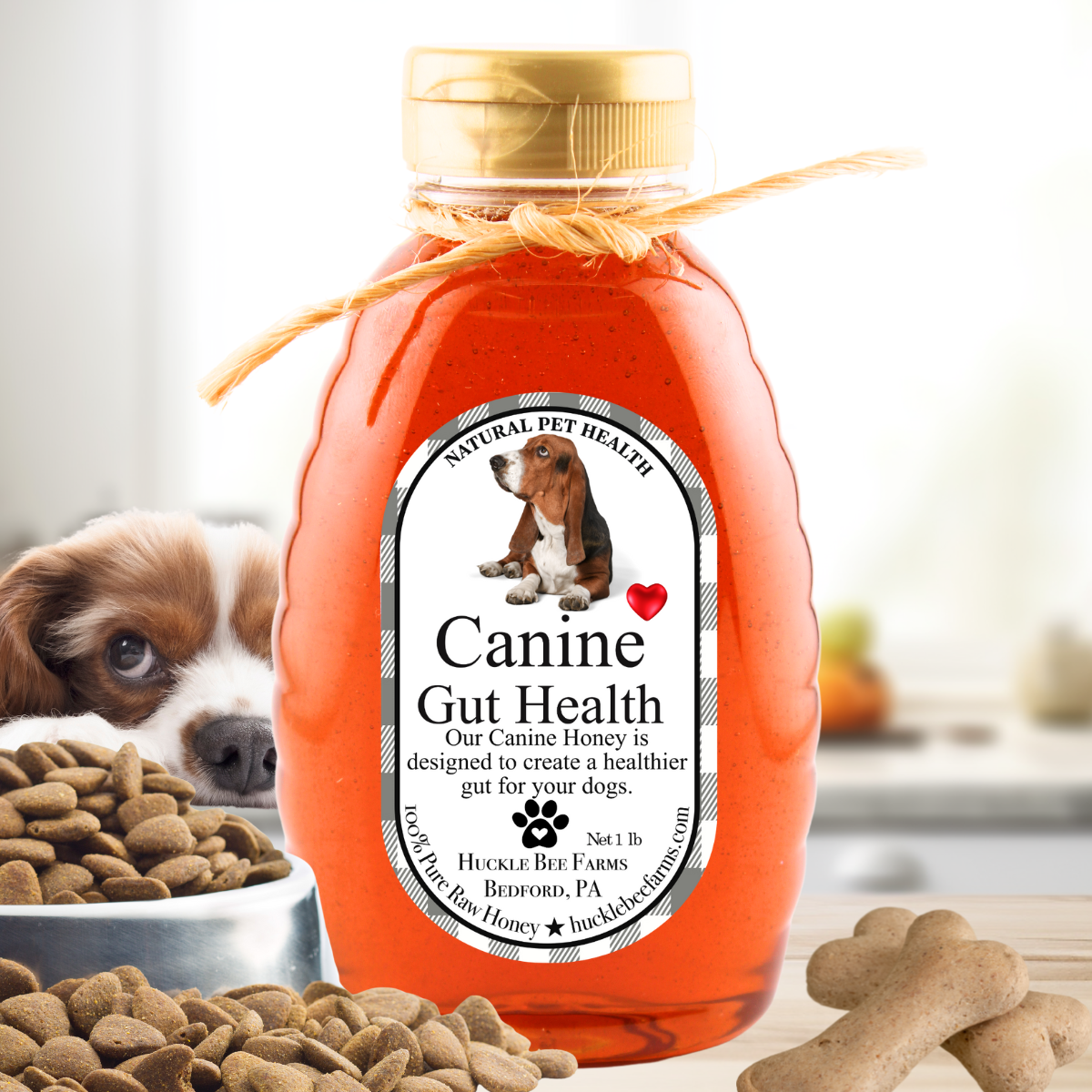 Huckle Bee Farms LLC - Wholesale Pet Treats - Dog - 🐾 K9 Honey – Allergy Relief Formula0