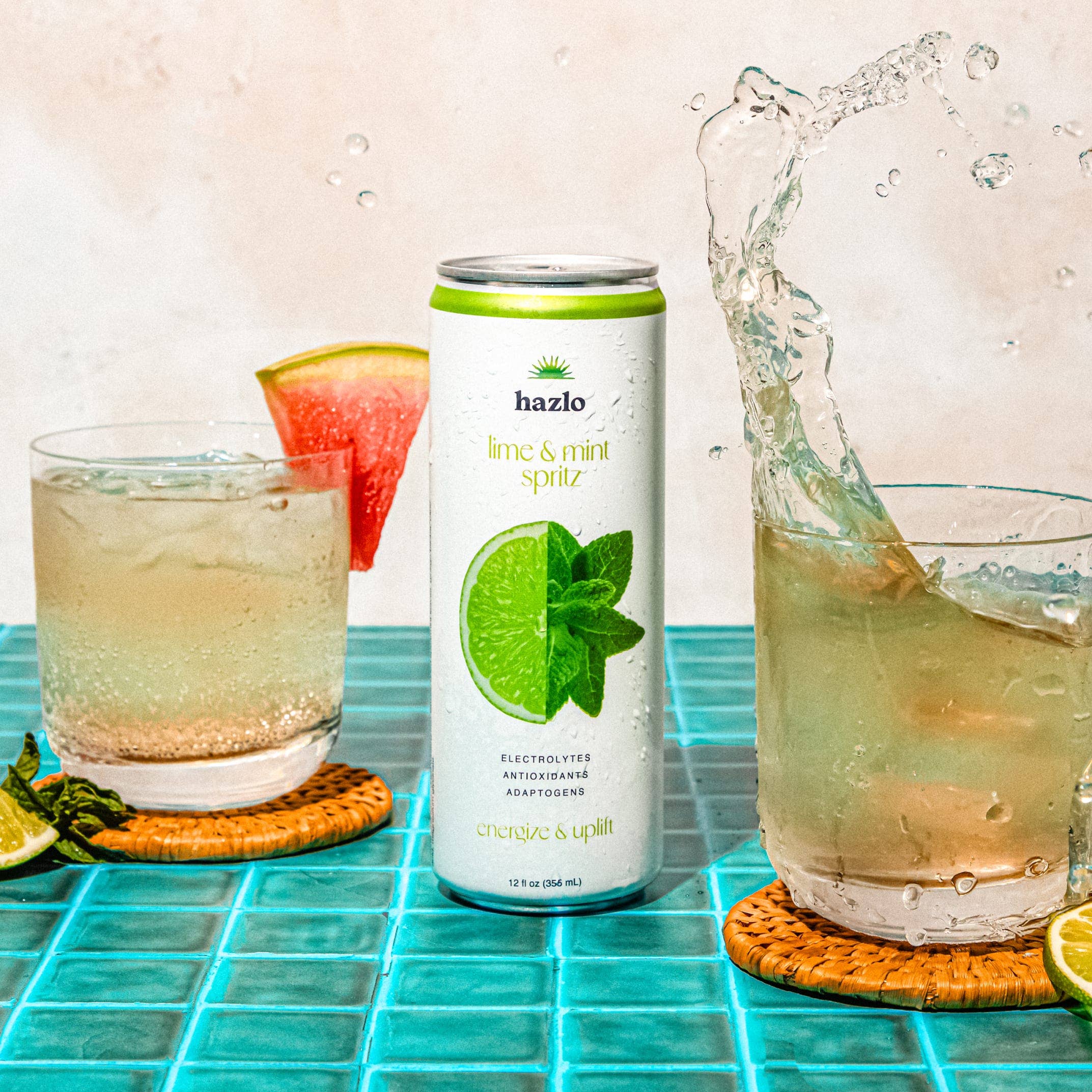 Hazlo - Wholesale Soda/Carbonated Drink - Lime & Mint Spritz0