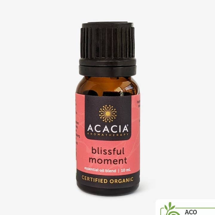 Blissful Moment Certified Organic Essential Oil Blend for wholesale by Acacia Aromatherapy