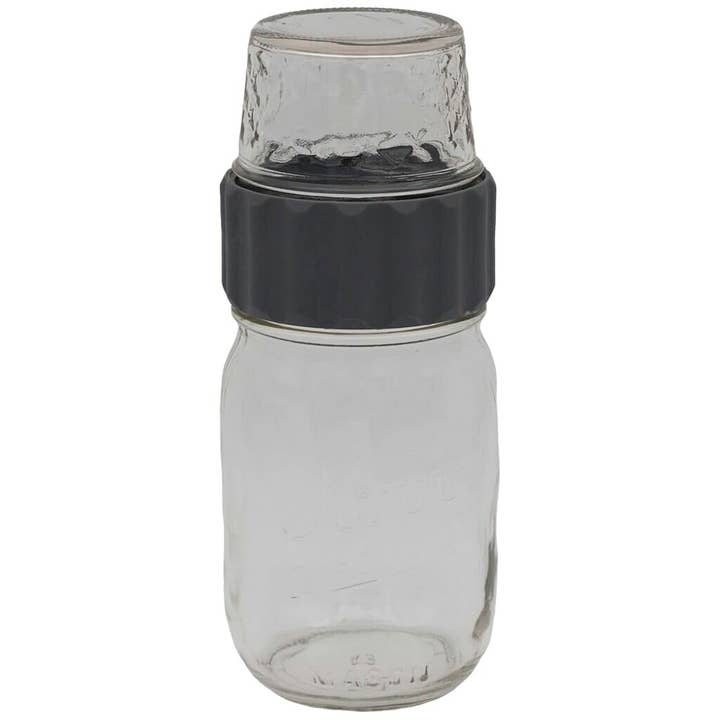 Mason Jar Lifestyle - Vente Boîtes de conservation - Couvercle 2-en-1 pour connecter deux bocaux Mason à ouverture régulière 2PK8