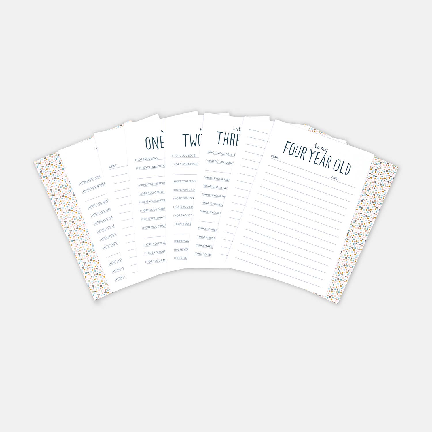 Two Little Ducklings - Wholesale Stationery/notecard set - Letters to My Child (Neutral)1