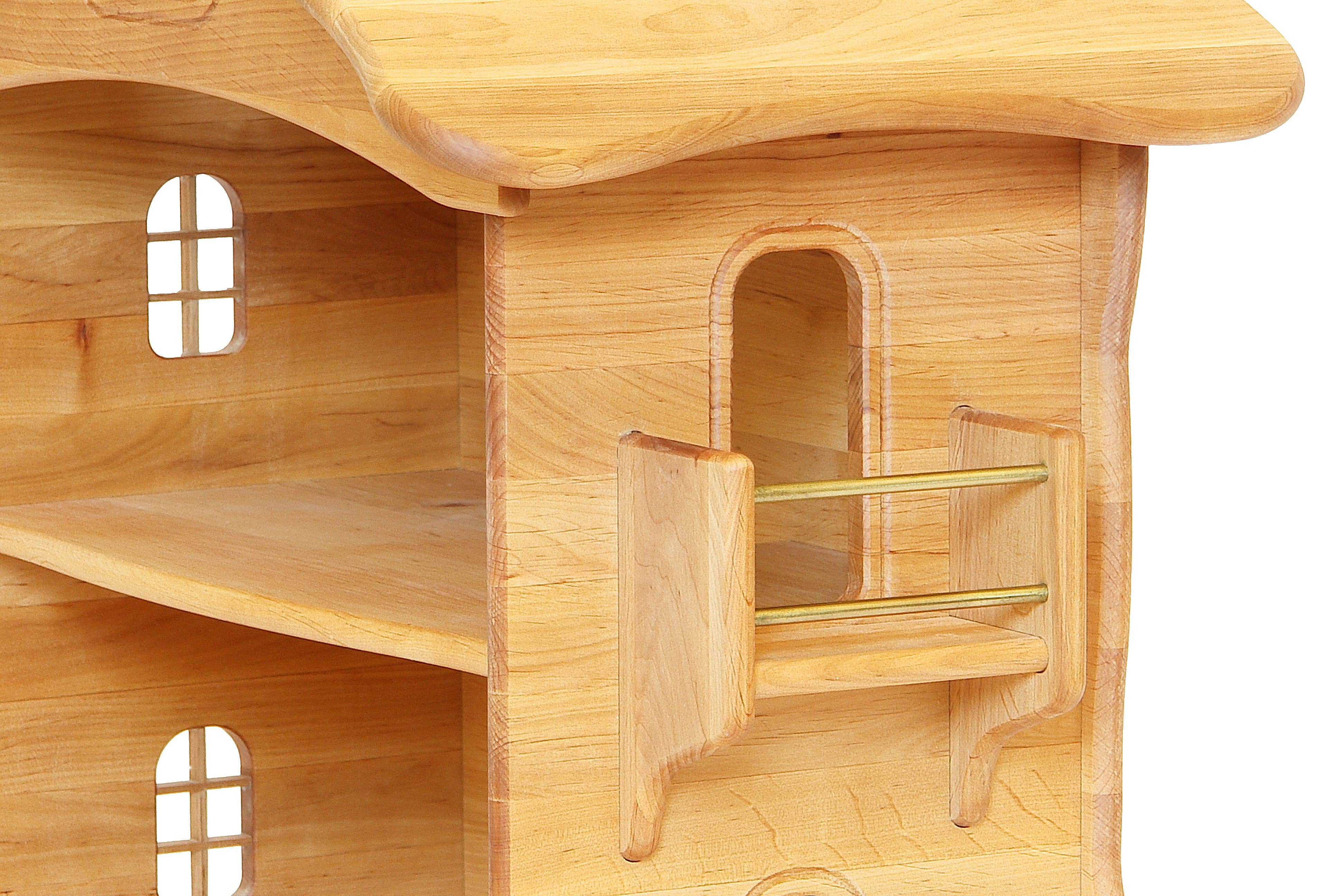 Little Poland Gallery – wholesale Tillbehörskit för docka - Barn – DrewArt dockhus i naturligt trä6