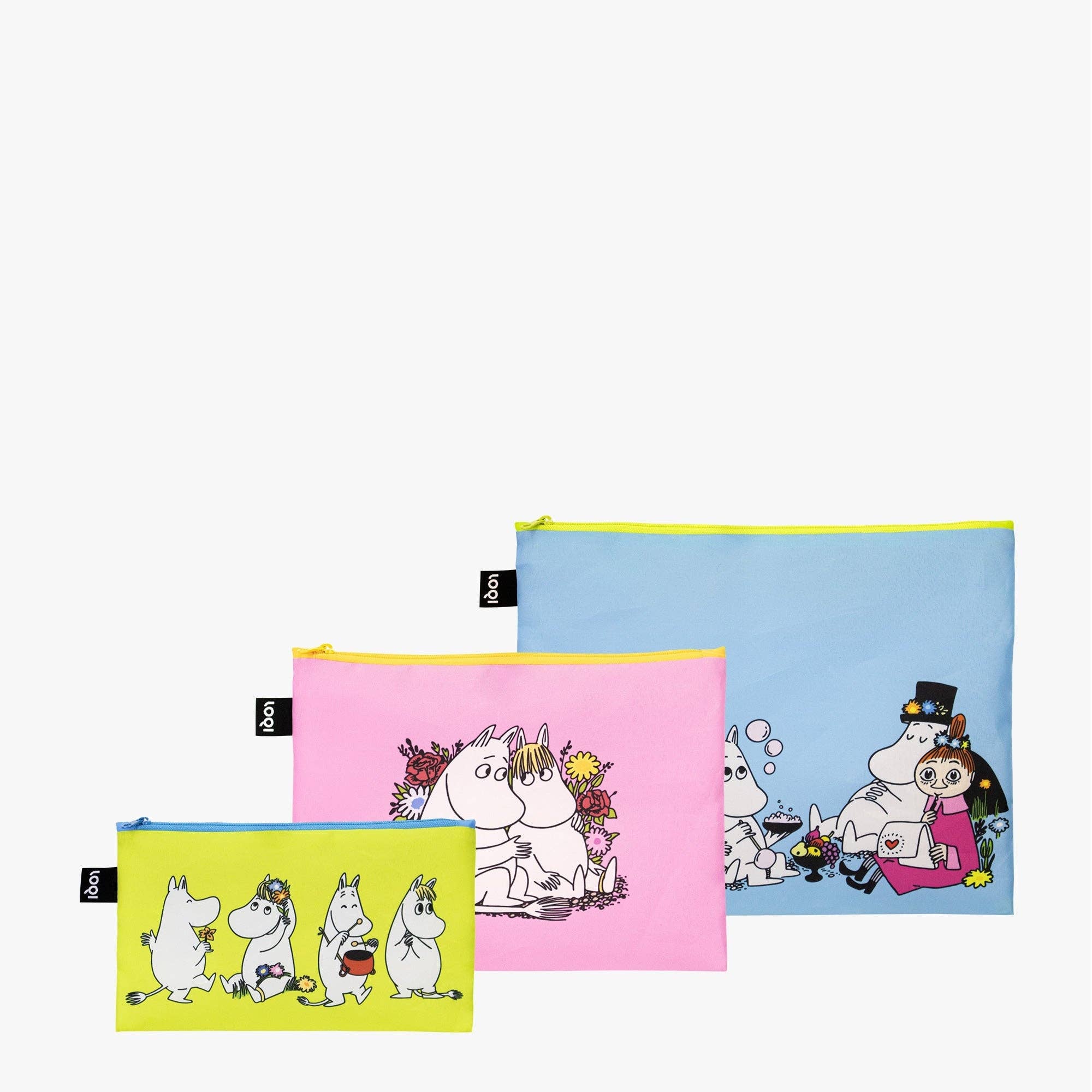 LOQI - Venta al por mayor Bolsa pequeña - Unisex - Bolsillos con cierre reciclados MOOMIN Together1