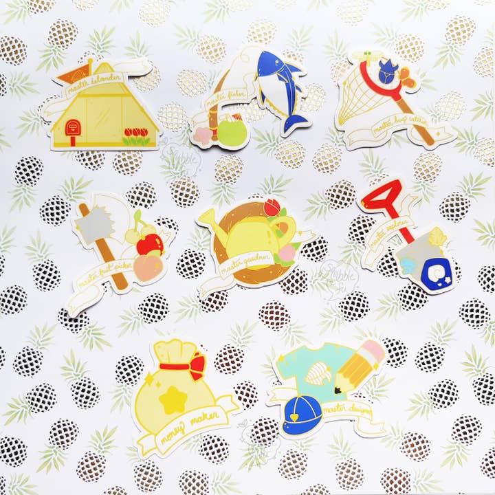 ***RETIRING last chance!*** ACNH Survival Kit | Vinyl Stickers for wholesale by squibblefu