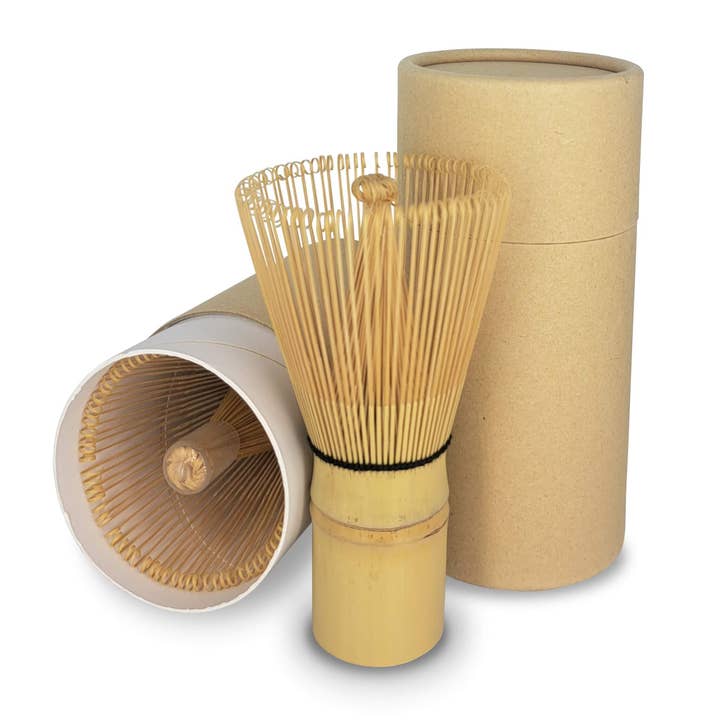 Matcha Passion GmbH - Wholesale Garde - Matcha-besem van wit bamboe met 100 haren4