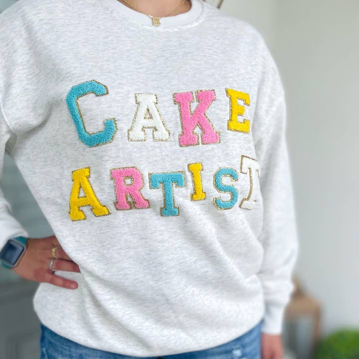 Sweat ras du cou Cake Artist pour la vente par Sweet Elizabeth