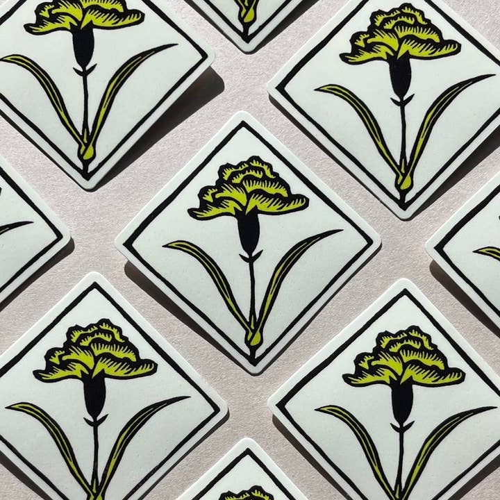 Green Carnation for wholesale by Morganite Press