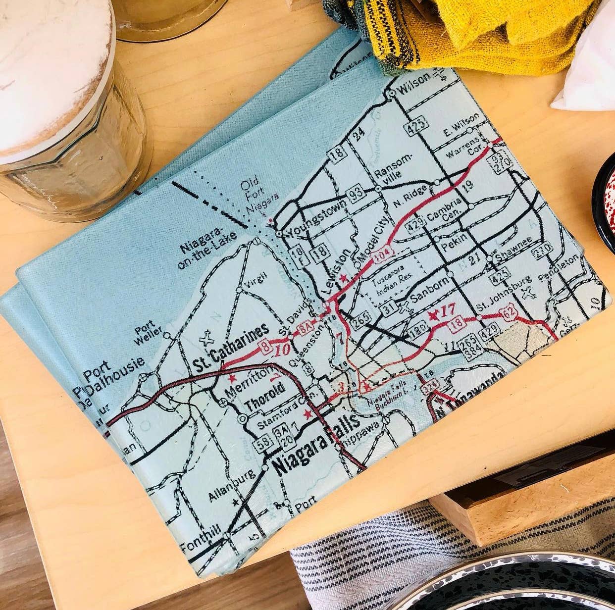 Daisy Mae Designs - Wholesale Cutting Board - Traverse City Michigan Map Cutting Board Charcuterie Cheese7