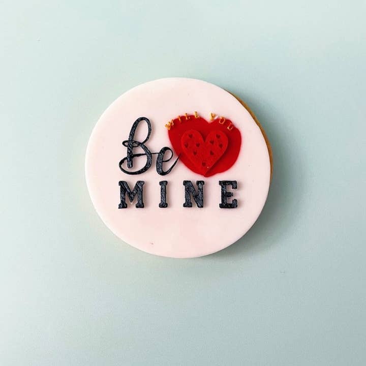 Cookie Stamp Embosser. Valentine Debosser. Ijspers voor wholesale door Welshcrafter Design