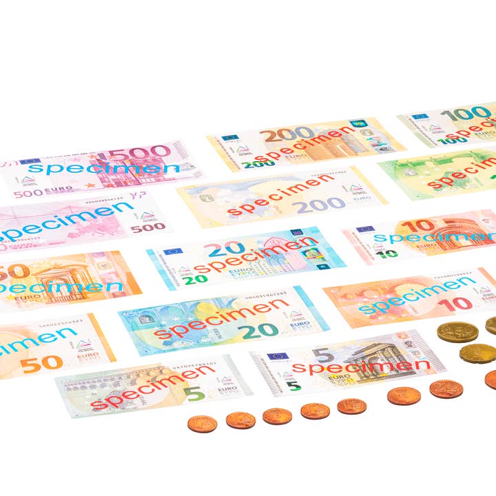 Wissner® aktiv lernen - Wholesale Toy Set - Kids - Euro play money (44 pieces)