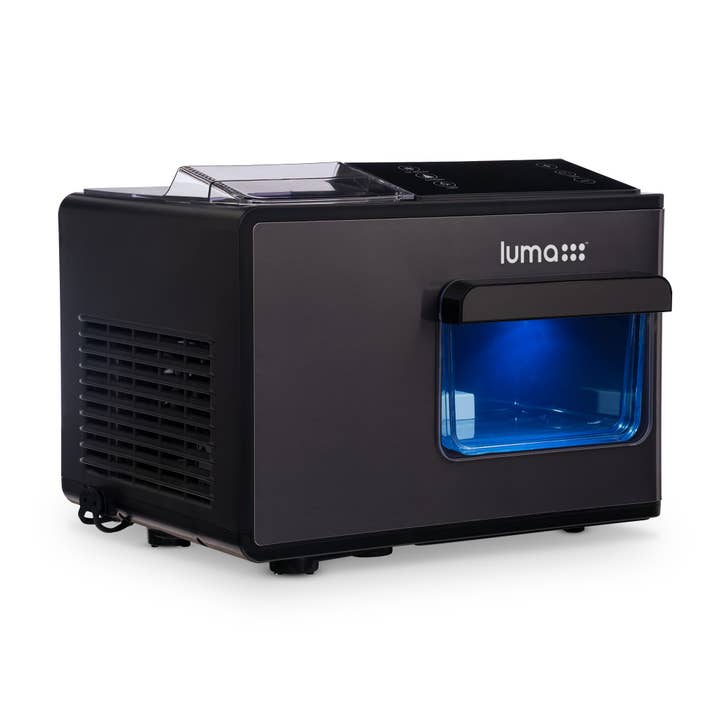 Newair - Wholesale Kitchen Appliance - Luma® Countertop Ice Maker. Nugget Ice, 44 lbs/day - Black Stainless Steel