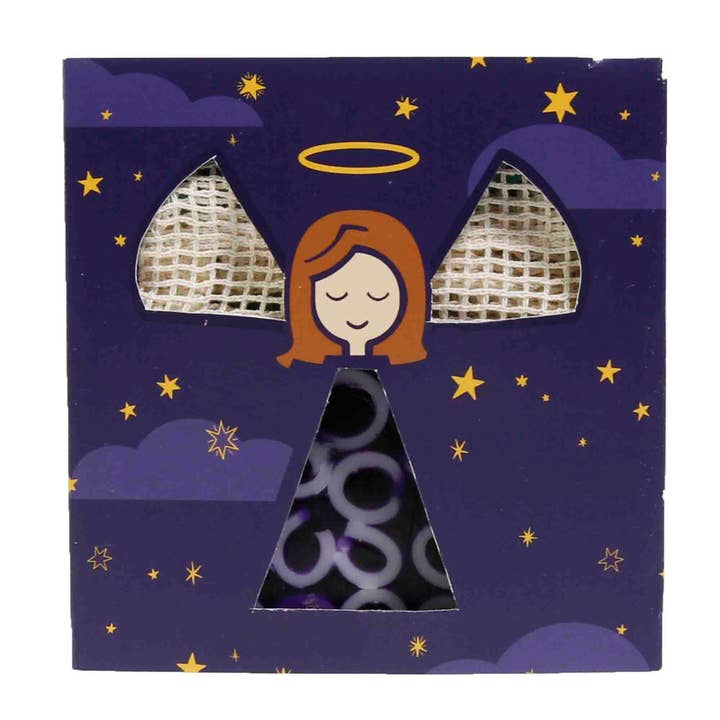 Christmas angel Body bar + soap bag in luxury Christmas packaging for wholesale by Loofys