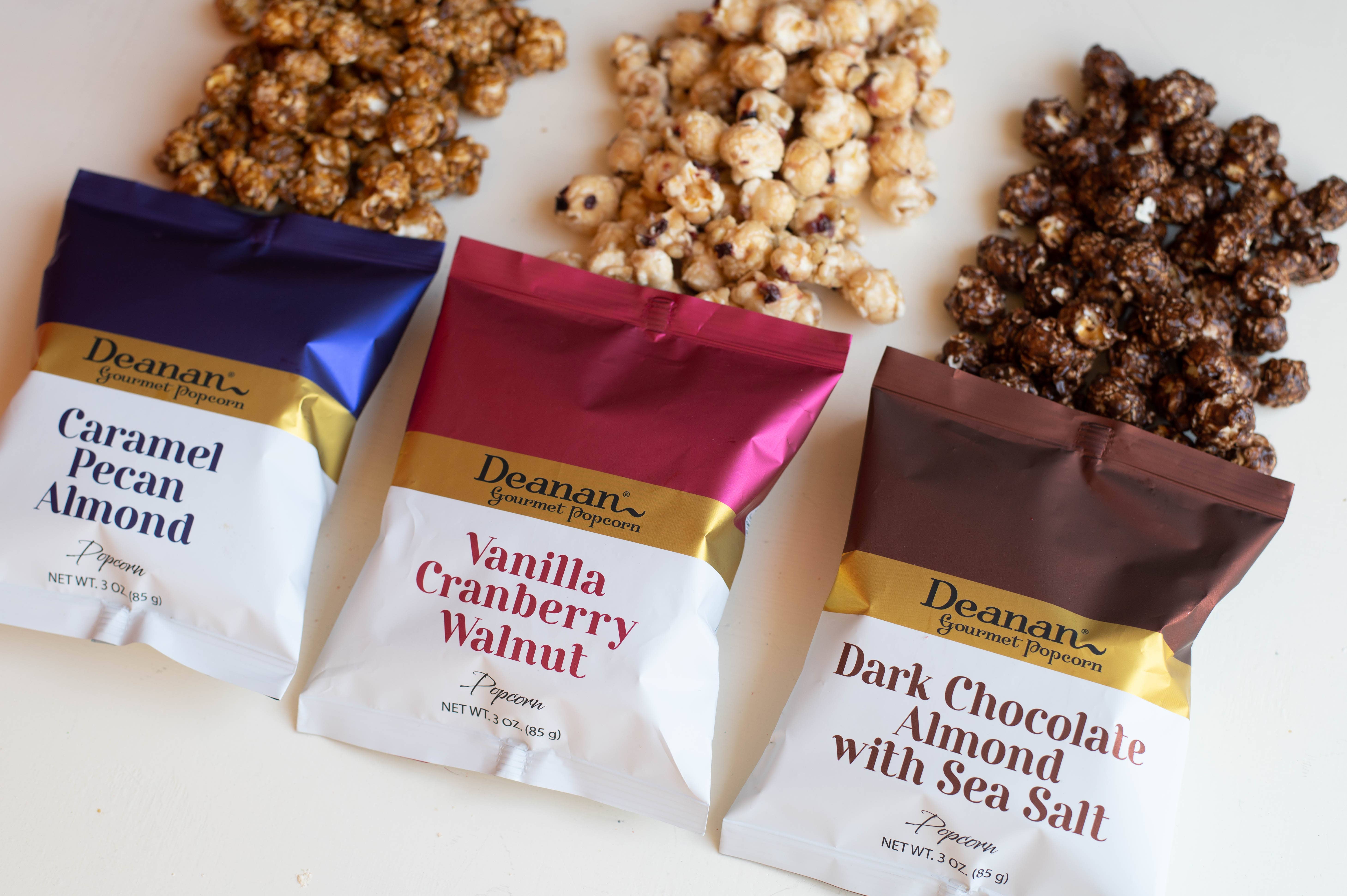 Deanan Gourmet Popcorn - Vente Pop-corn - Coffret de Popcorn Premium Mélangé avec 3 Saveurs - 30 unités - 1,5 tasses14