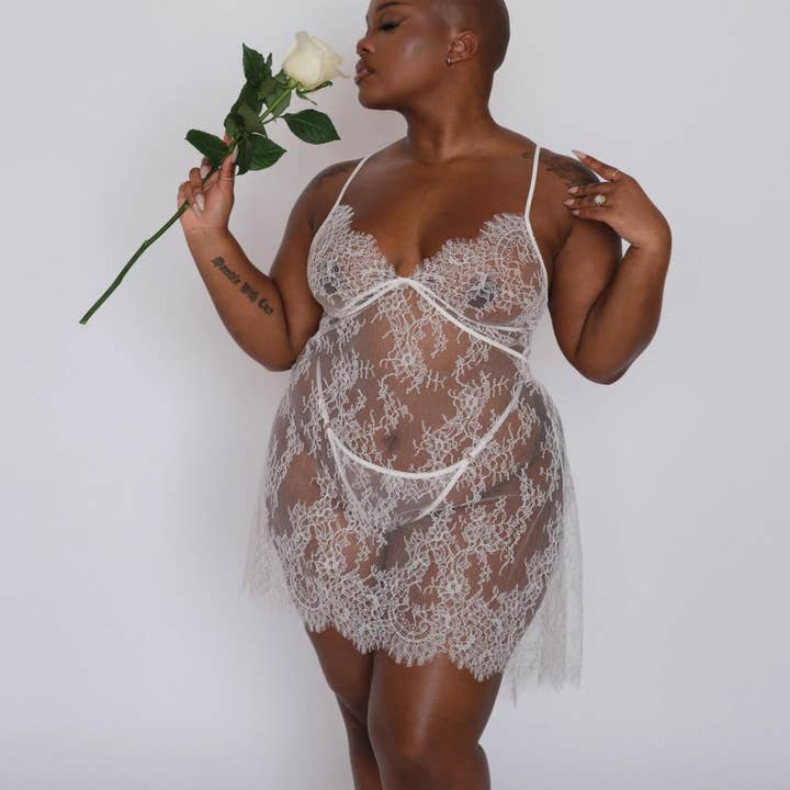 Chemise Cristal Moonstruck + pour la vente par Monique Morin Lingerie