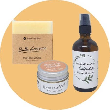 Fragile Skin Set | The care ritual from birth for wholesale by Savonnerie Elise