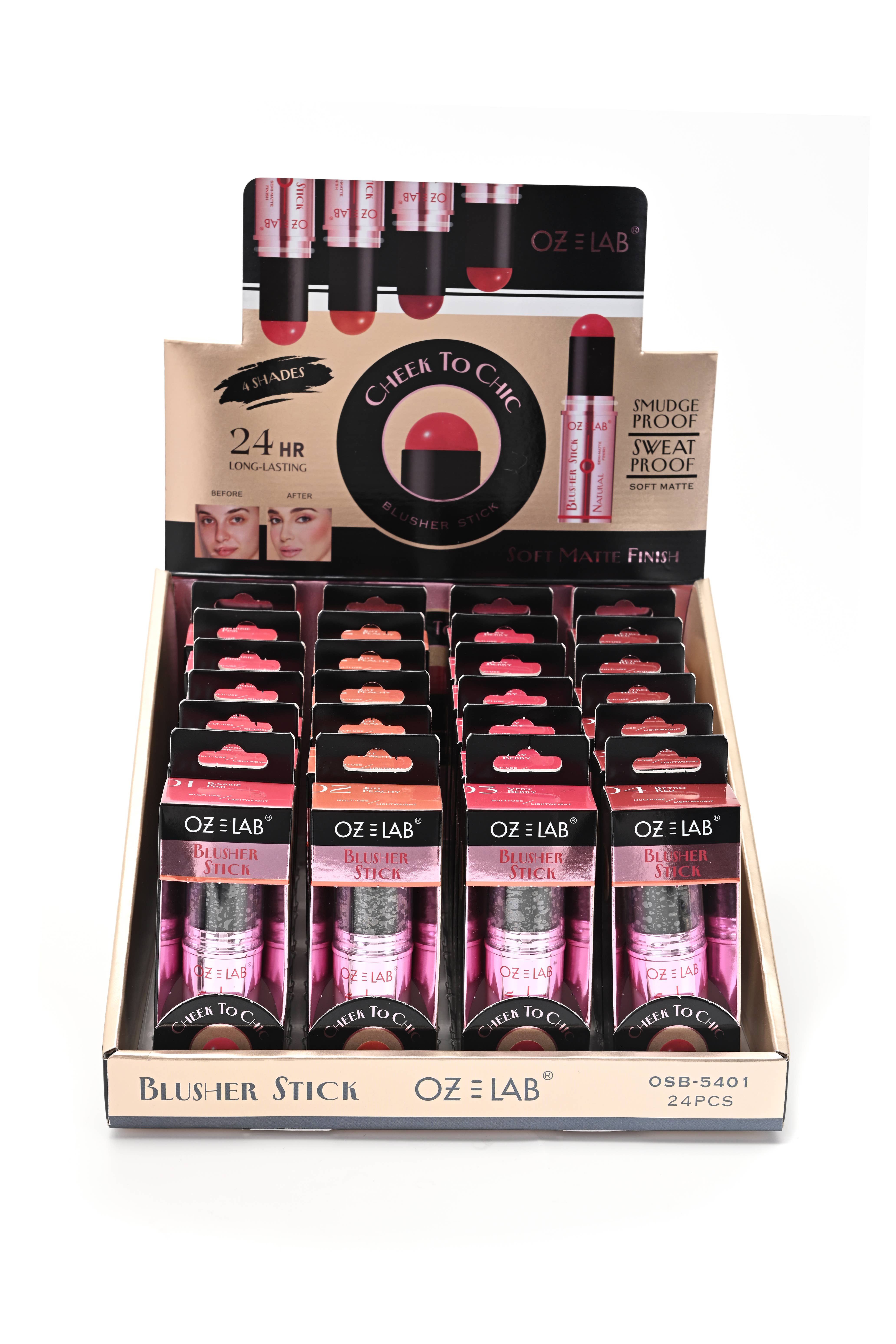 OZ Lab Beauty - Wholesale Blush - Cheek to Chic - Soft Matte Blusher Stick8